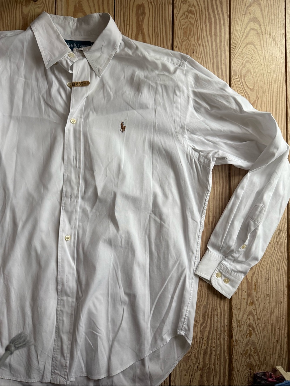 Ralph Lauren button down size L - small spot in pic